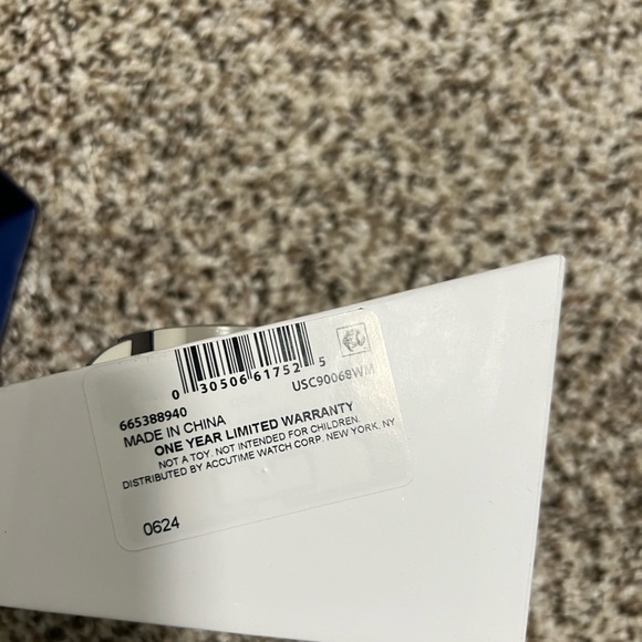 NEW US POLO MENS black and silver analog watch - Picture 3 of 7